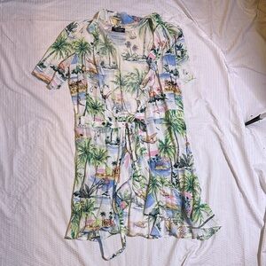 Zara Scenic Print Dress